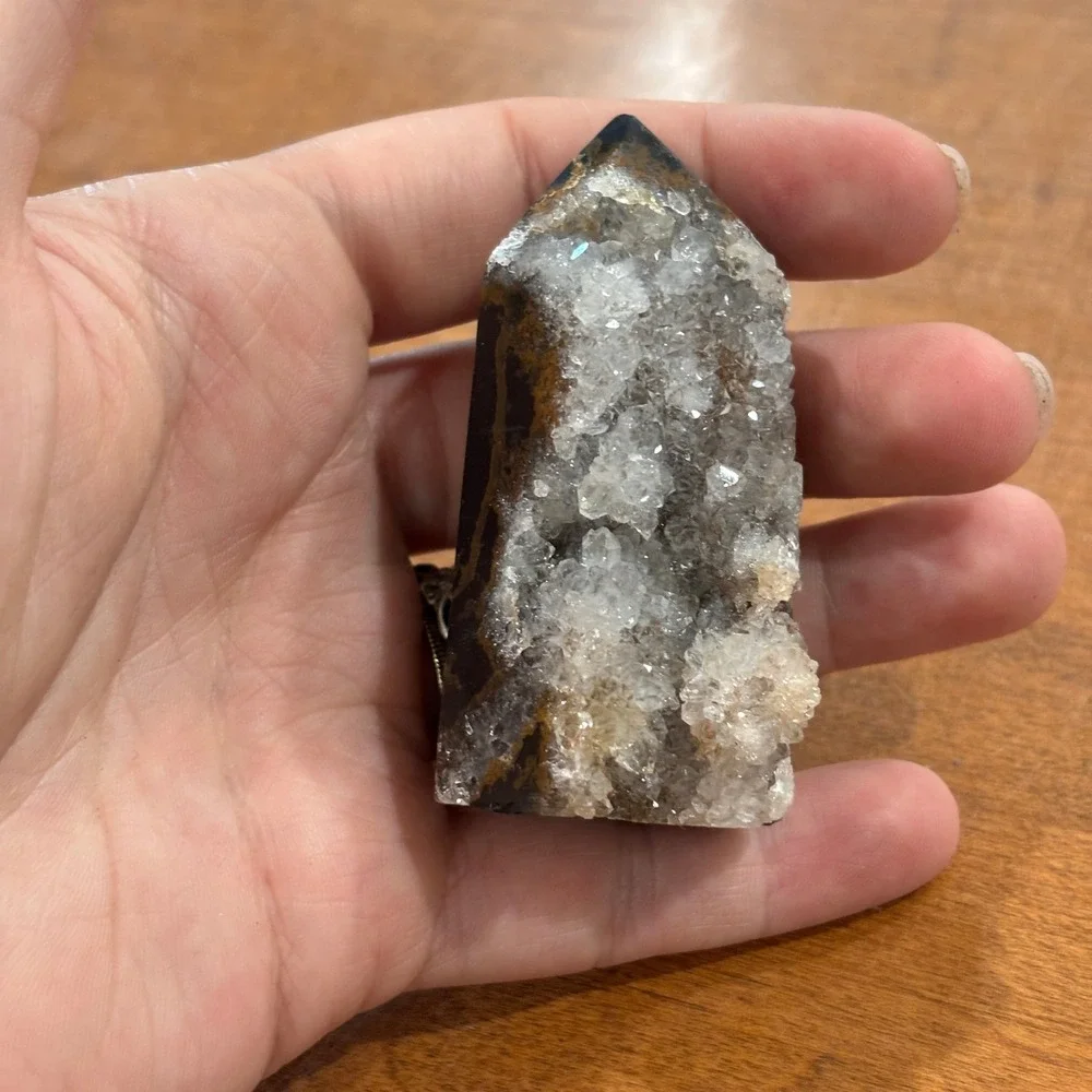 Unbranded polished crystal